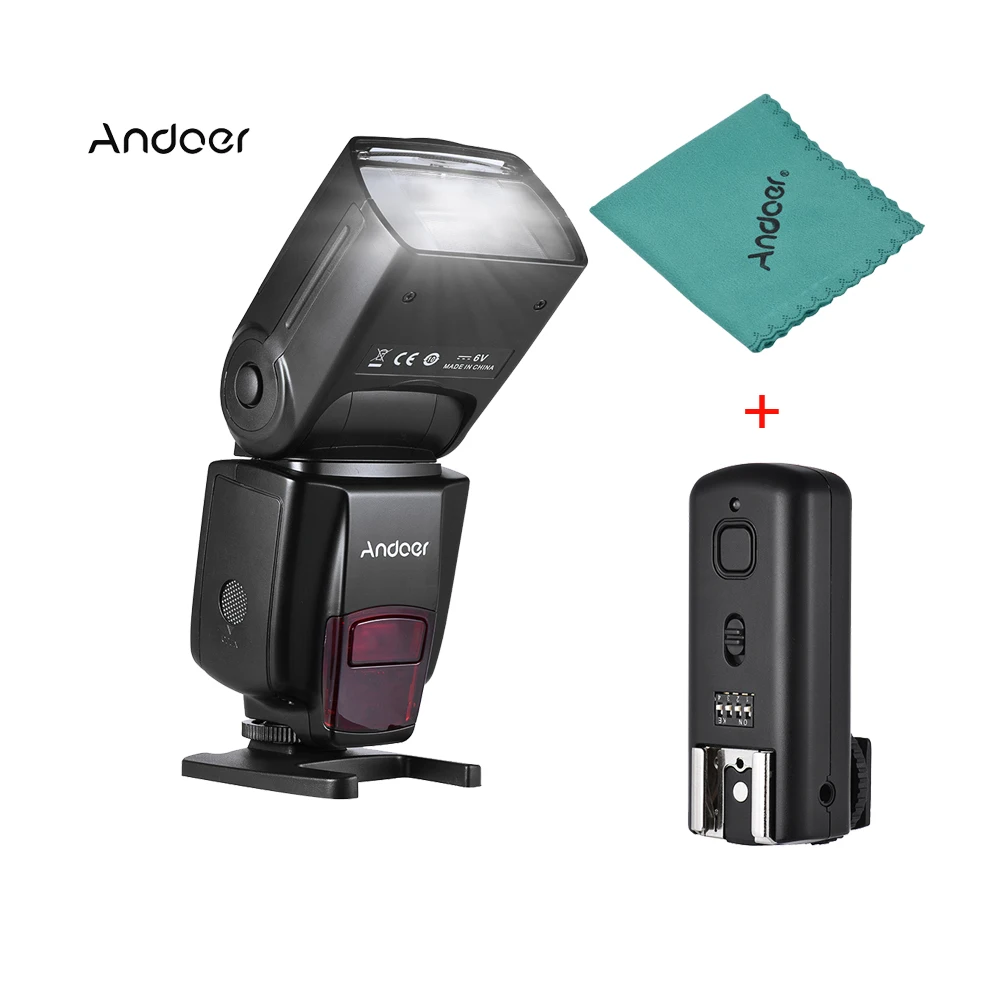 Беспроводная вспышка Andoer AD560 IV 2 4G GN50 с триггером для Canon Nikon Sony A7/ A7 II/ A7S/