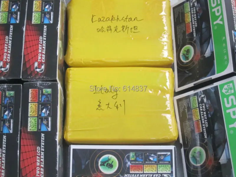 SPY Двухстороннее Автомобильная Сигнализация Таймер/Дистанционного Запуска