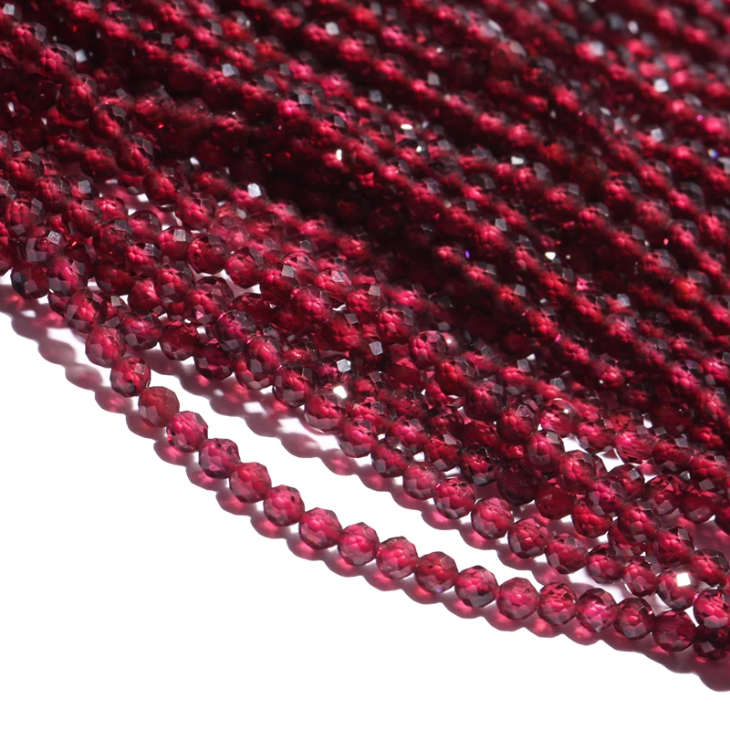 Бусины Из Натурального граната 15 5 дюйма 2/3 мм|loose beads|diy accessoriesfor diy |