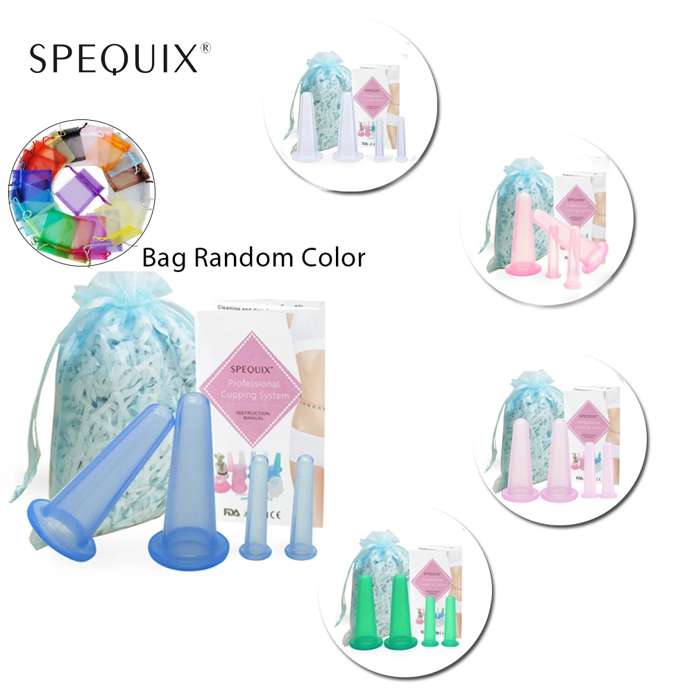 Силиконовые вакуумные чашки для массажа лица|Лечение с помощью медицинских