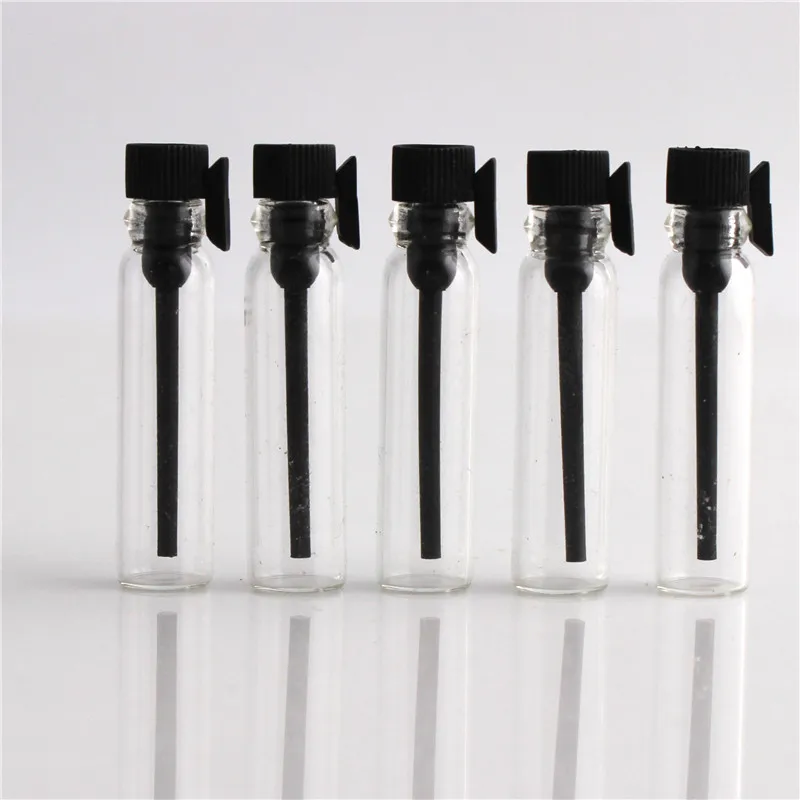 free delivery 50Pcs/Lot 1ML Empty Mini Glass Perfume Small Sample Vials Bottle Laboratory Liquid Test Tube Trial | Красота и здоровье