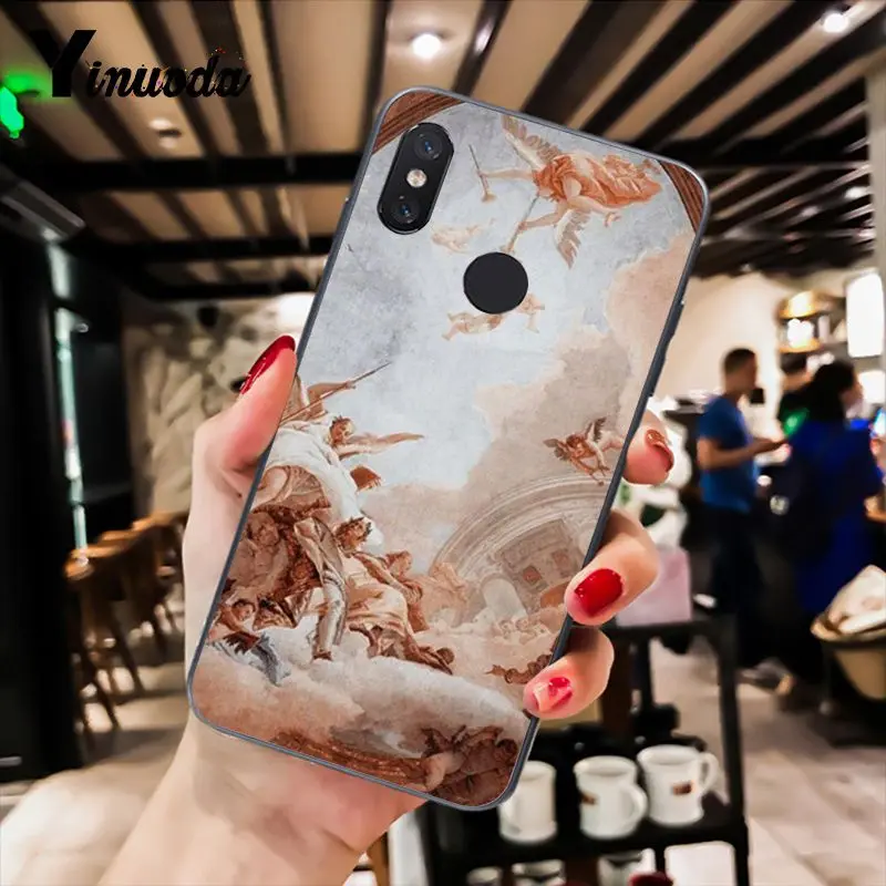 Yinuoda создание Адама Ренессанс живопись на холсте чехол для телефона для Xiaomi mi 6 mi x2 mi x2S Note3 8 8lite Red mi 5 note5 Note4 4X