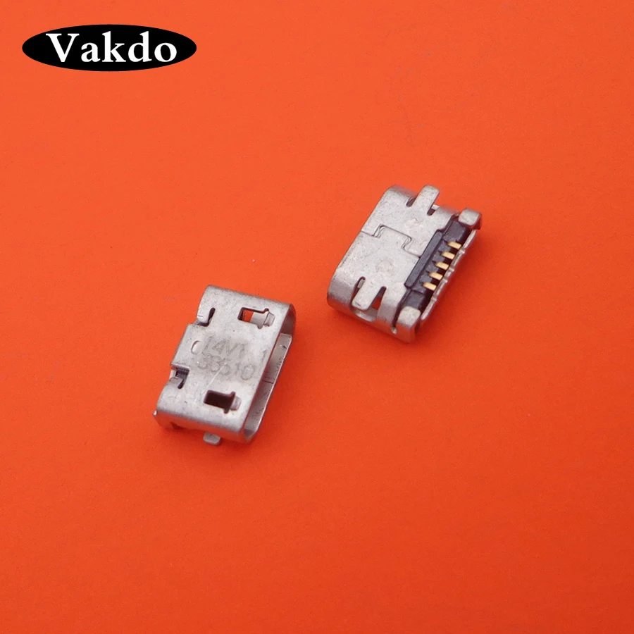 50 шт./лот зарядный порт micro mini usb разъем для Nokia 207 208 220 Dual SIM 230 Asha 500 503 710 Lumia сотовые