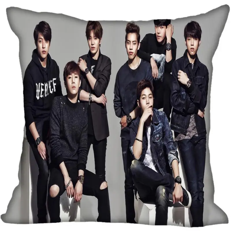 На заказ Kpop бесконечное печатные квадратные шелковые наволочки 40x40 см, 35x35 см одна сторона атласная Наволочка логотип - Цвет: 5