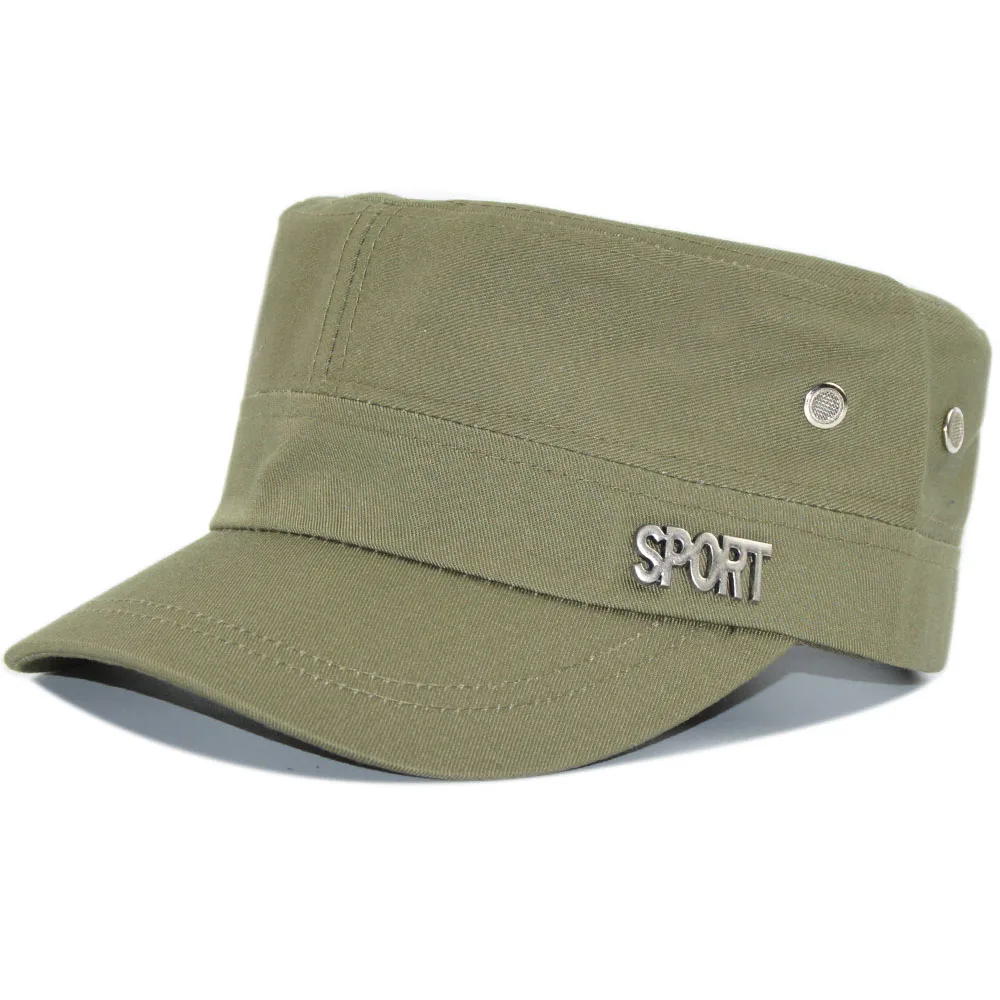 Летняя Повседневная Бейсболка с плоским верхом армейские военные шапки мужские