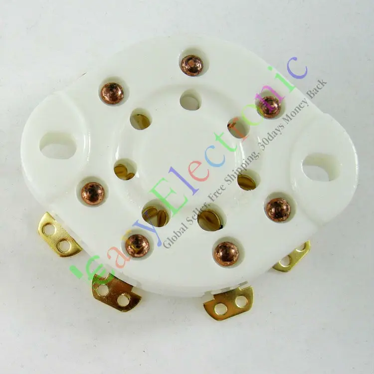 Опт и розница 10 шт. 7pin позолоченная Керамическая вакуумная трубка Золотое
