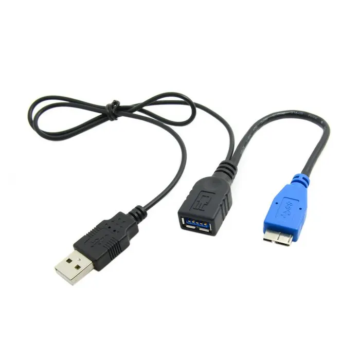 Микро USB 3 0 OTG Хост флэш диск кабель с зарядное устройство для ПК|usb cable with power|usb power