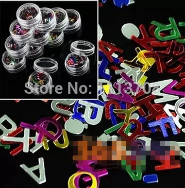 12 шт. алфавитные буквы для украшения ногтей|nail decoration|nail art decorationsnail decorations 3d |