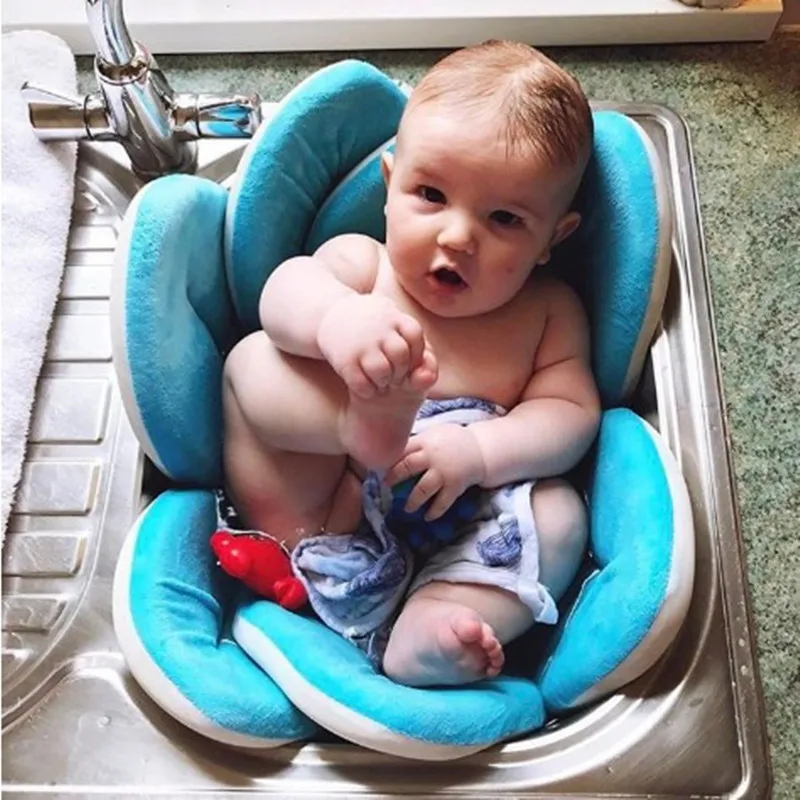 Портативная кровать для новорожденных Складная Ванна с цветущими цветами