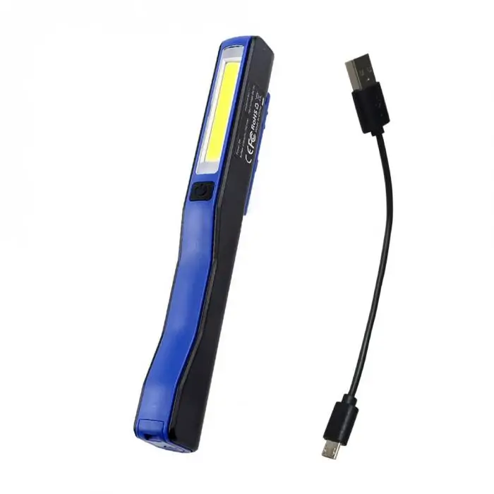 Мини COB светодиодный светильник с зажимом, магнитный USB Перезаряжаемый Рабочий фонарь, светильник-вспышка-M25