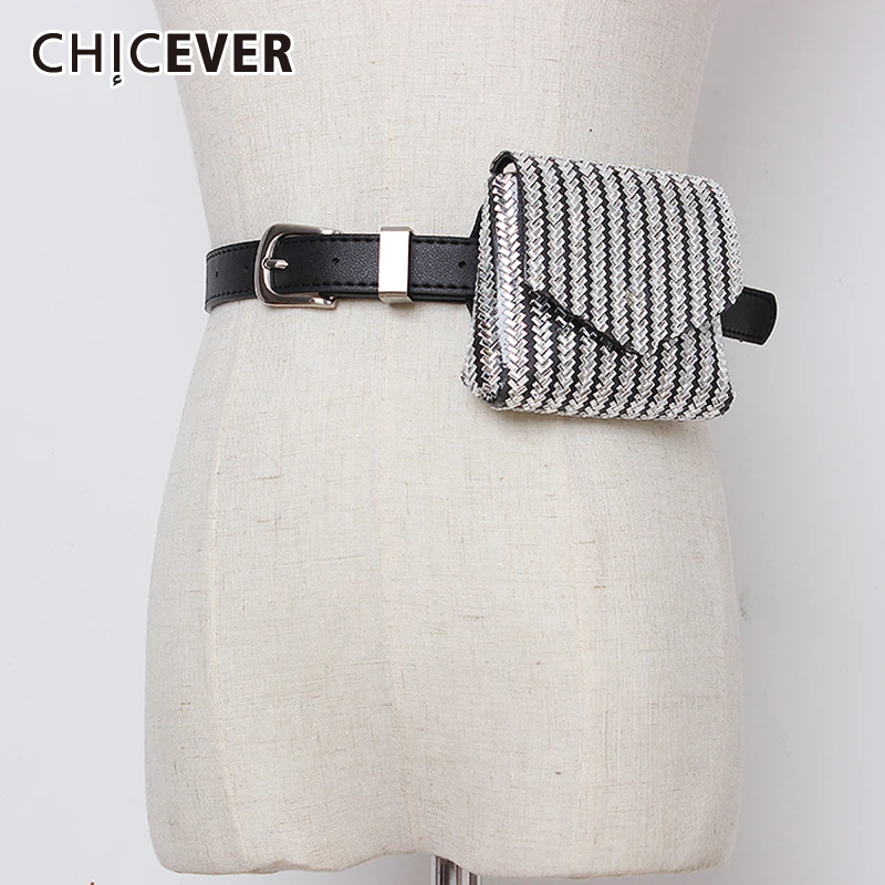 CHICEVER винтажные платья аксессуары модная новинка цепь Лоскутная мини сумка ремни