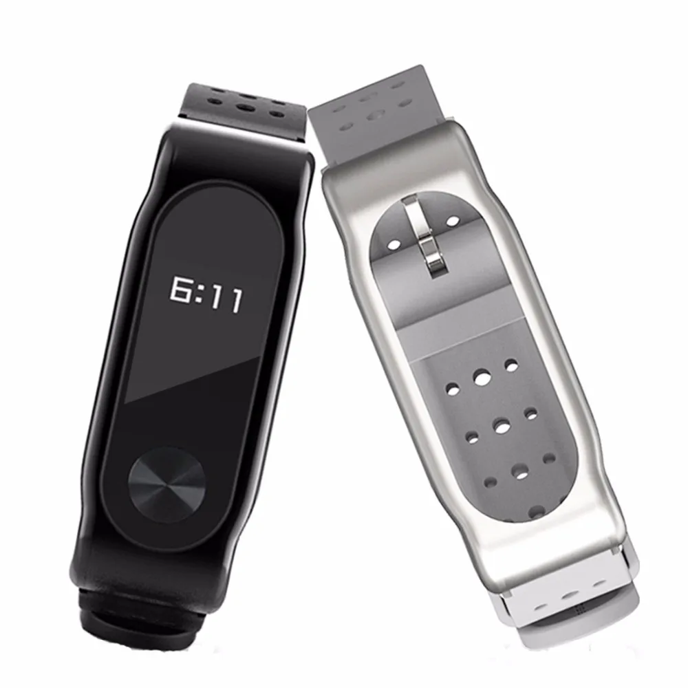 Ремешок для наручных часов mi Band 2 спортивный дышащий силиконовый сменный Браслет