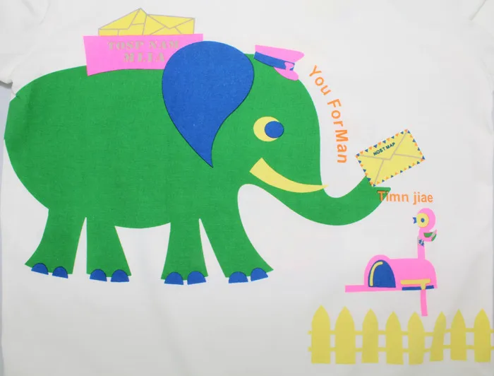 Клиренс Скидка Мальчиков Футболки С Коротким Рукавом О Образным Вырезом Хлопок