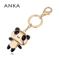 anka fashion panda crystal key chain with lucite plated gift for women mothers day gift 129262