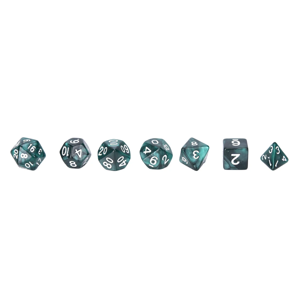Новинка, 7 шт.,, 4, 6, 8, 10, 12, 20 DND D& D, набор игр, боковая многогранная игра с драгоценными камнями для ролевых игр и других игр