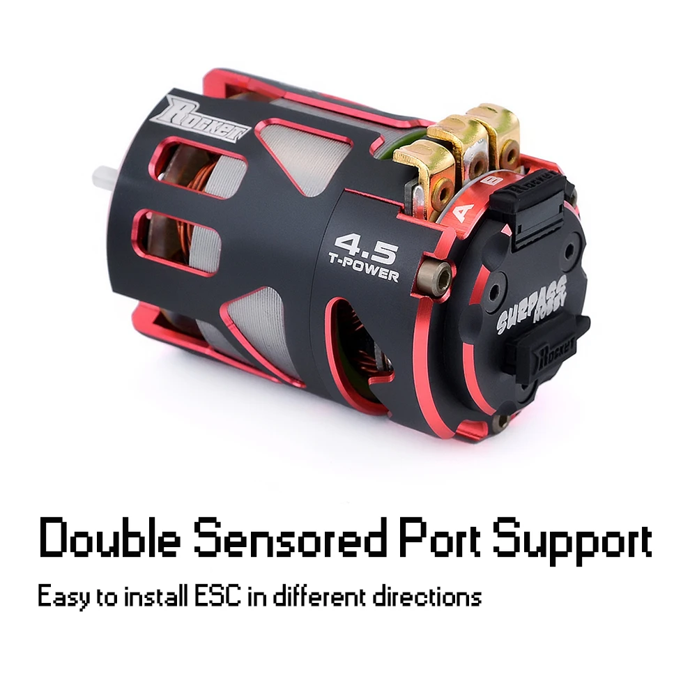 Rocket 540 V4S 10 5 T 13 17 21 25 датчиками бесщеточный двигатель для Spec запас конкуренции 1/10