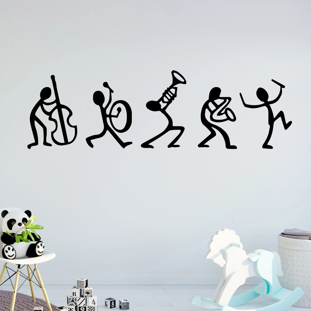 

New Design Music Vinyl Wall Sticker Art Decor for Kids Room baby room Decoration wallstickers Mural Decal
