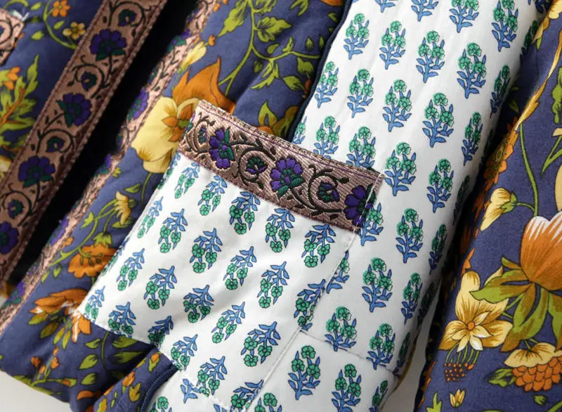 Осень / зима 2014 новый европейский мода уличный стиль цветочные мозаики в чистого