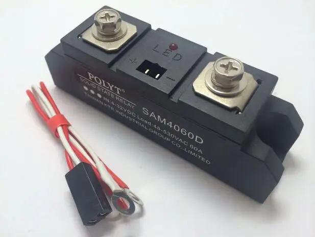 4-32VDC до 48-530VAC промышленное твердотельное реле большого тока DC-AC SAM4040D SAM4060D SAM4080D SAM40100D