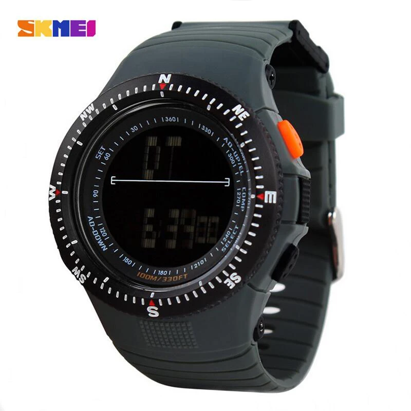 

SKMEI 0989 Men Sports Watches Fashion Watch Men Casual Quartz Clock LED Digital Waterproof Military Wristwatches