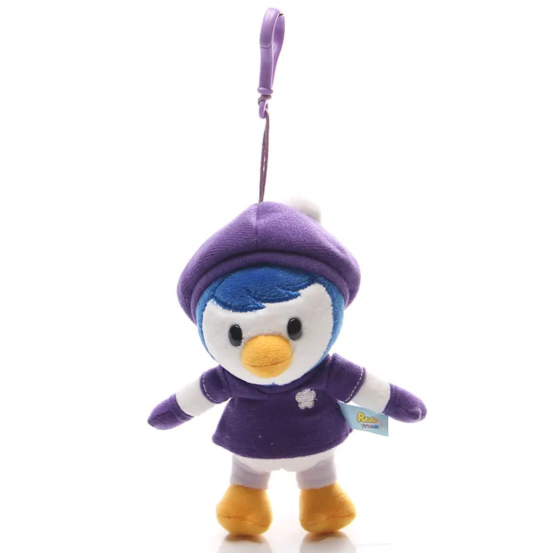 12cm Penguin Petty 21 стиль, корейский маленький пингвин Пороро, плюшевые игрушки, кукла Пороро и его друг, плюшевый брелок, плюшевая подвеска, мягкие игрушки, подарки - Цвет: 12cm Penguin Petty