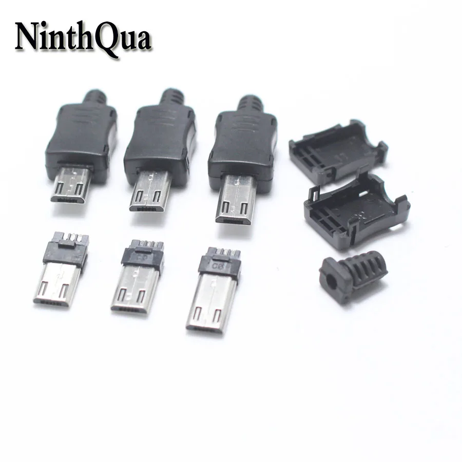5 комплектов микро USB 5PIN сварочный Тип Штекерный разъем 4 в 1 зарядное устройство 5P