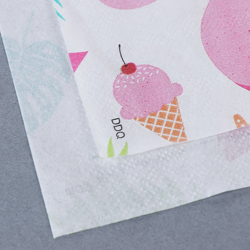 20 винтажных салфеток бумажные салфетки с принтом фламинго цветок питая фрукты