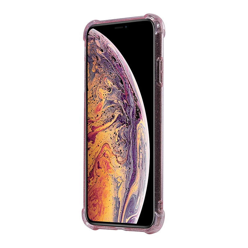 Блестящий силиконовый чехол для iPhone 6 s 6S 7 7S iPhone 8 Plus X 10 XR XS Max 6Plus 6splus 7plus 8plus чехол для сотового телефона ip