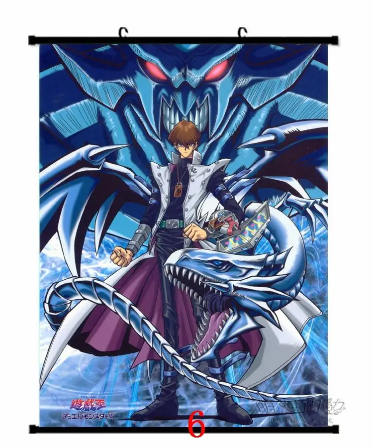 Японские декоративные аниме игры Yu Gi Oh! Постер настенный для украшения дома