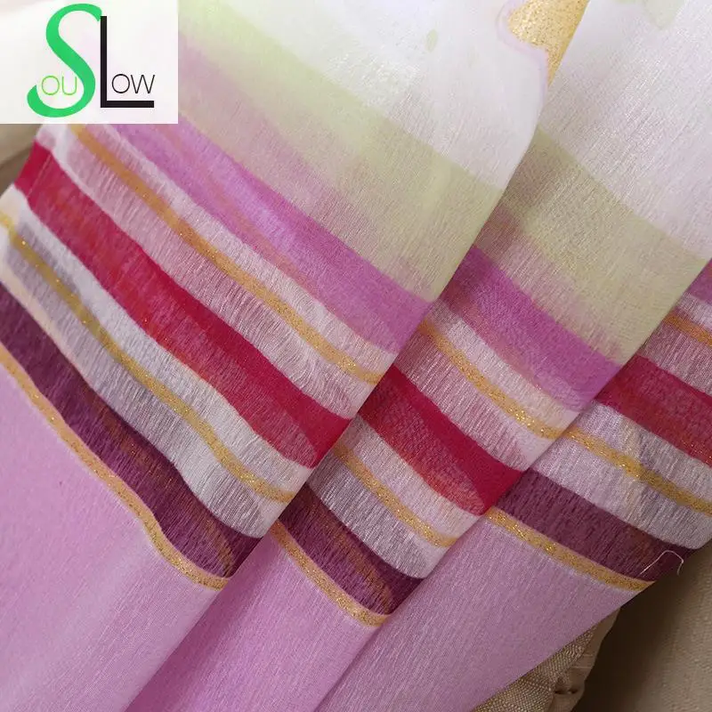 Занавески в виде звезд медленная душа Круглые синие розовые занавески с героями