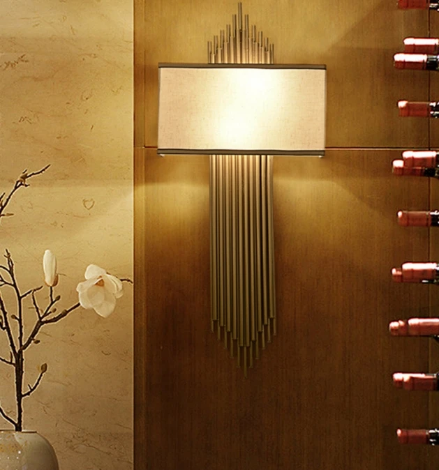 Пост-современный новый китайский-стиле бра Neo-классическая гостиная