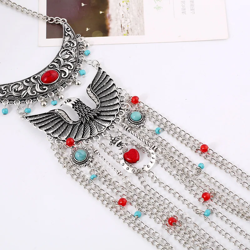 Модные ювелирные изделия LZHLQ длинное ожерелье в богемном стиле этническое колье