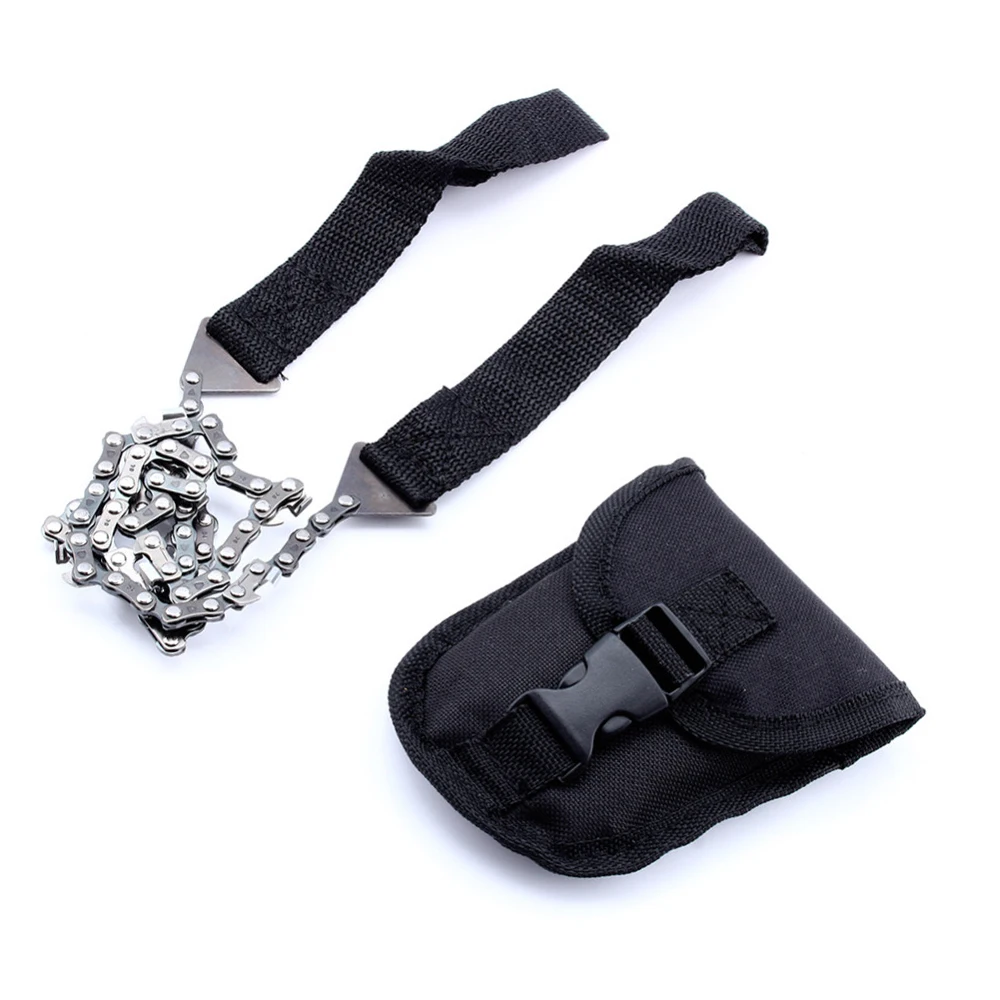 Аварийный для сада и дома ручная цепная пила с нейлоновая сумка На открытом