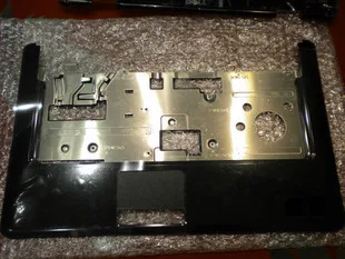 ЖК-дисплей Топ сзади передняя рамка Palmrest верхний нижний HDD чехол Крышка для DELL Inspiron 1525 1526 1545 VCL04 P51 XT984 0XT984 - Цвет: Palmrest black