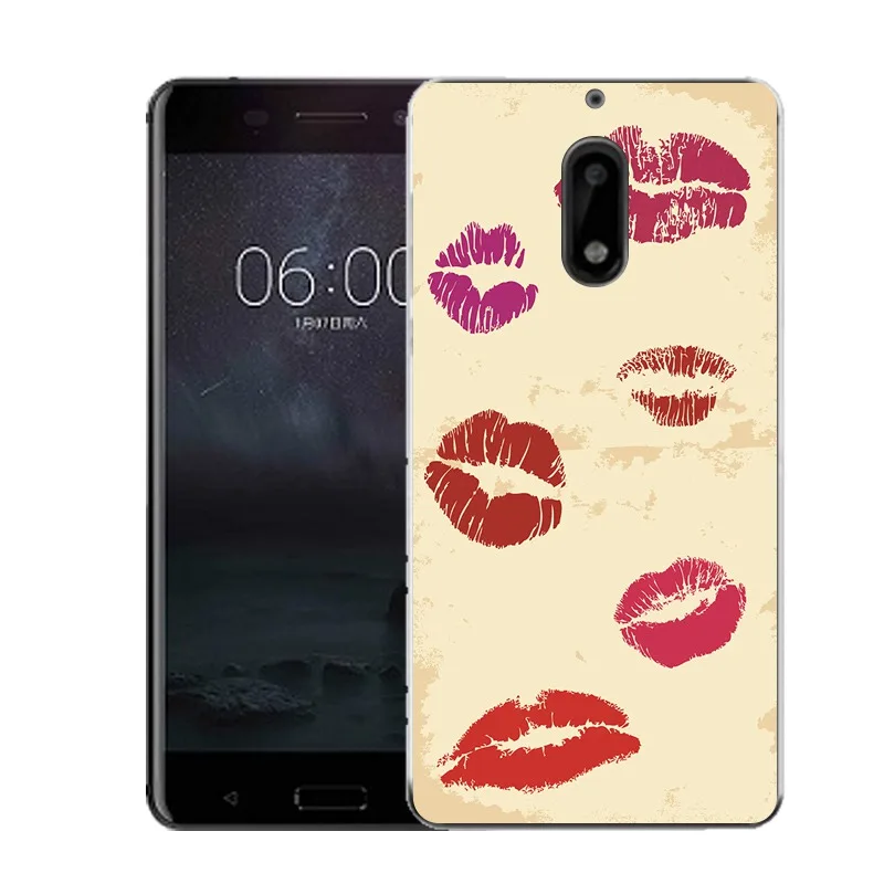 QMSWEI Soft TPU Phone Case For nokia3 nokia5 nokia6 nokia8 N540 N535 Clear Superman Deer Lip Silicone Print Cover Free Shipping |