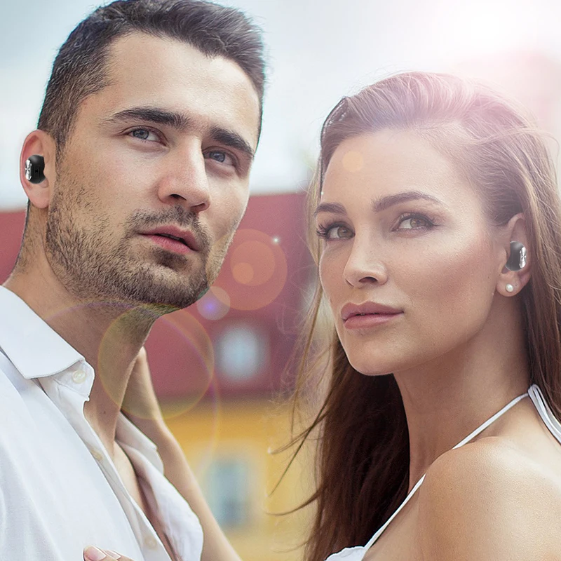 M &amp J F06 наушники-вкладыши TWS 2 предмета Bluetooth наушники мини Invisibl гарнитура двойной