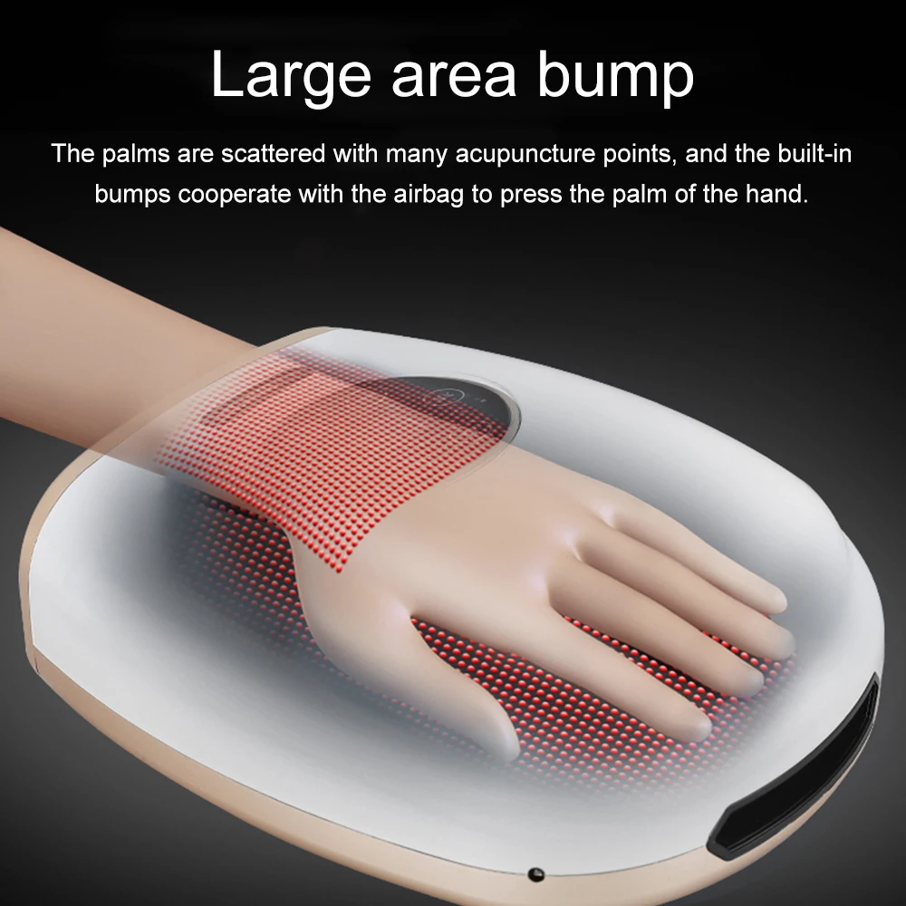 

Heated Hand Massager Air Compression Beauty Finger Health Spa Pressure Massage Device Finger Spa Hand Care Relax Tools