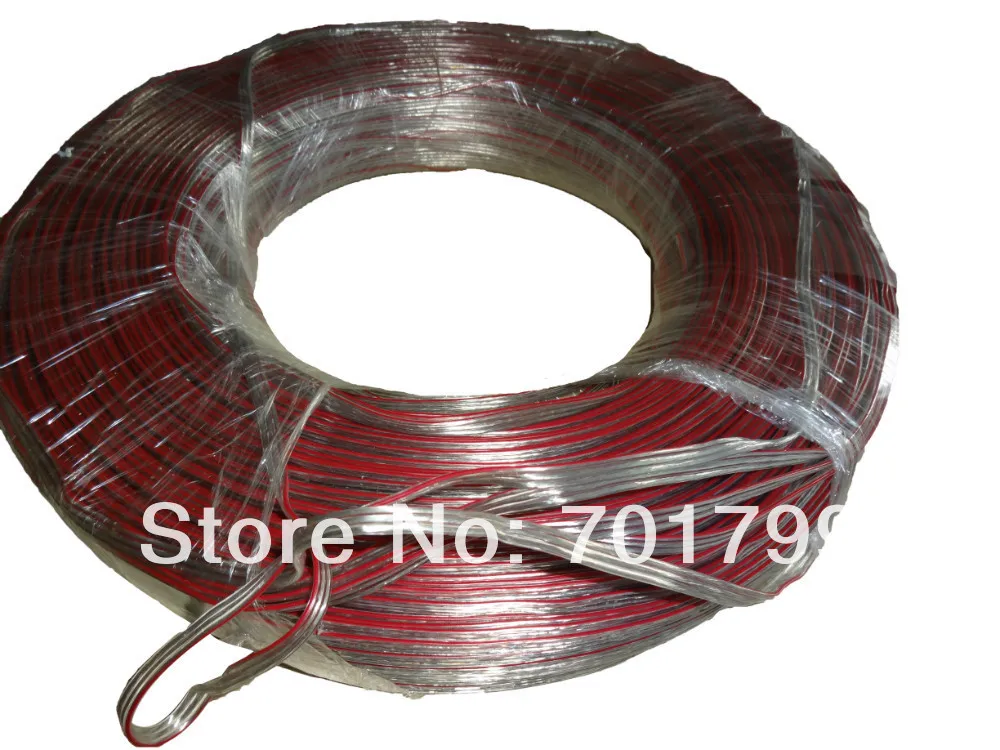 50 м/лот 3pin 18AWG (25 шт. 0 14 проводов) прозрачный кабель для модуля СВЕТОДИОДНЫХ