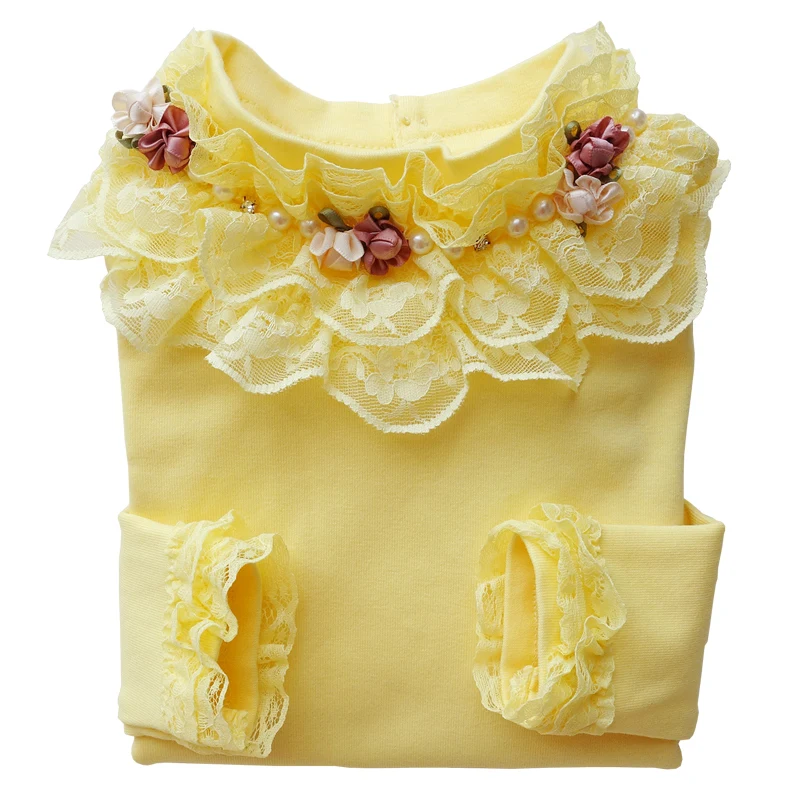 Детская Хлопковая футболка с длинным рукавом на Возраст 4 13 лет|toddler blouses|baby girl