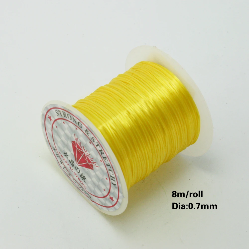 Шнур/нить для бижутерии 1 рулон x 8 м длина 0 7 мм|beading cord|crystal linejewelry making |