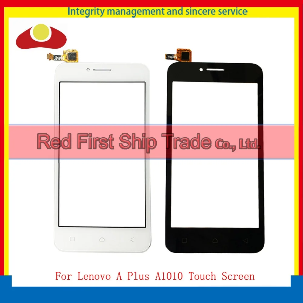 1Pcs/2Pcs High Quality 4.5" For Lenovo A Plus A1010 Touch Screen Digitizer Sensor Front Glass Lens Panel Black +Tracking Code |