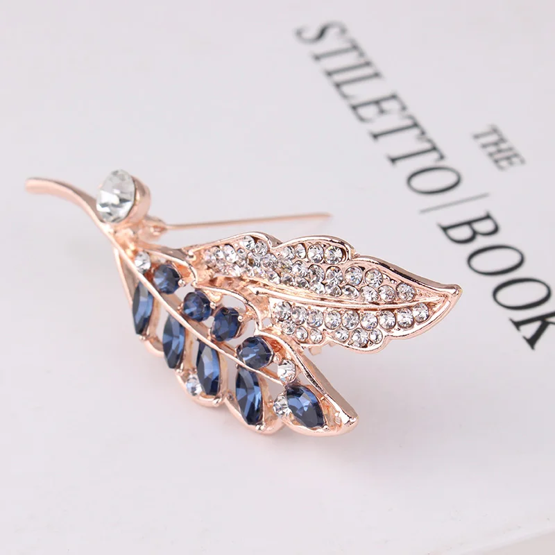 Брошь женская с кристаллами 6 цветов в наличии | Украшения и аксессуары