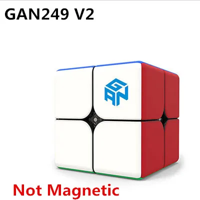 249v2 Gan249 V2 M 2x2x2 магнитные магические кубики Stickerless GAN 249 Карманный куб профессиональные магниты головоломка скоростной куб игрушки Gans - Color: 249v2