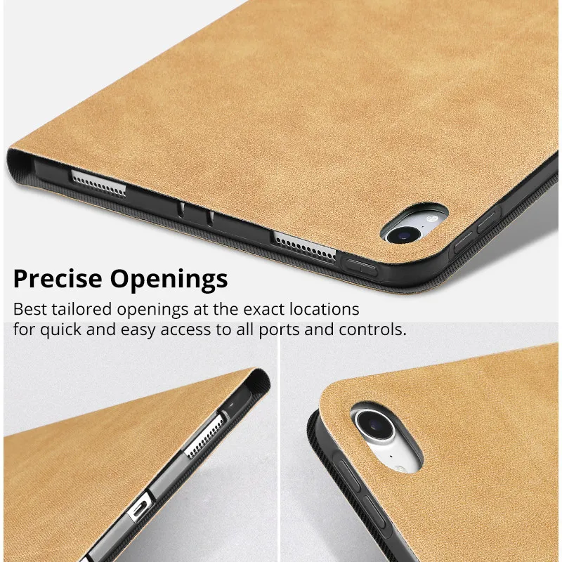 Для iPad Pro 11 чехол Ультратонкий кожаный магнитный с рисунком оленя для дюймов 2018