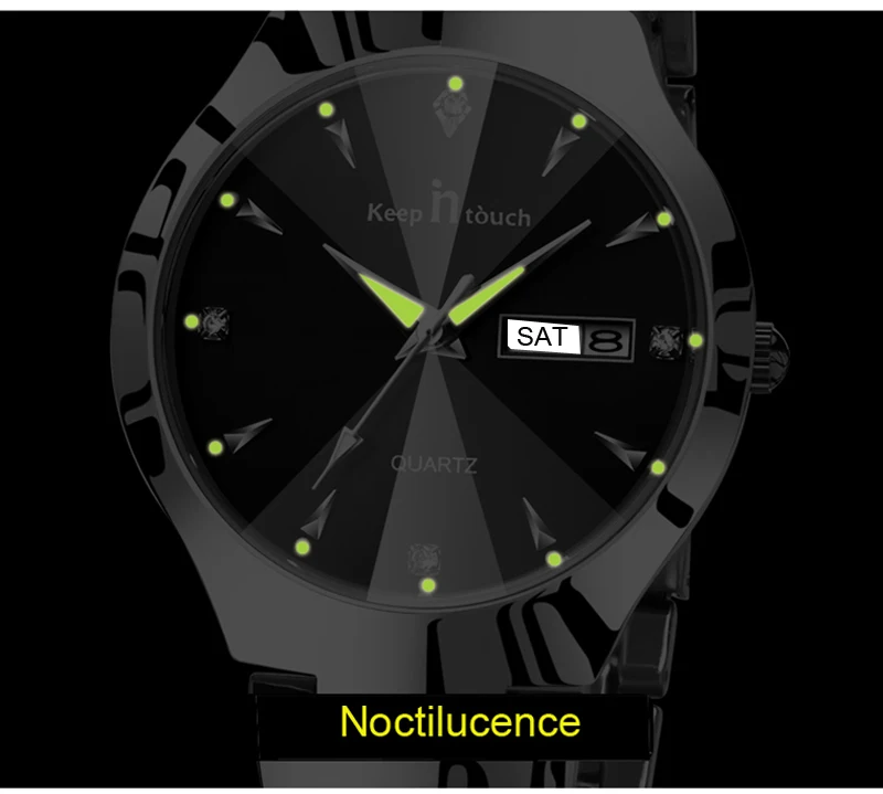 Часы наручные для влюбленных роскошные брендовые Кварцевые Светящиеся с