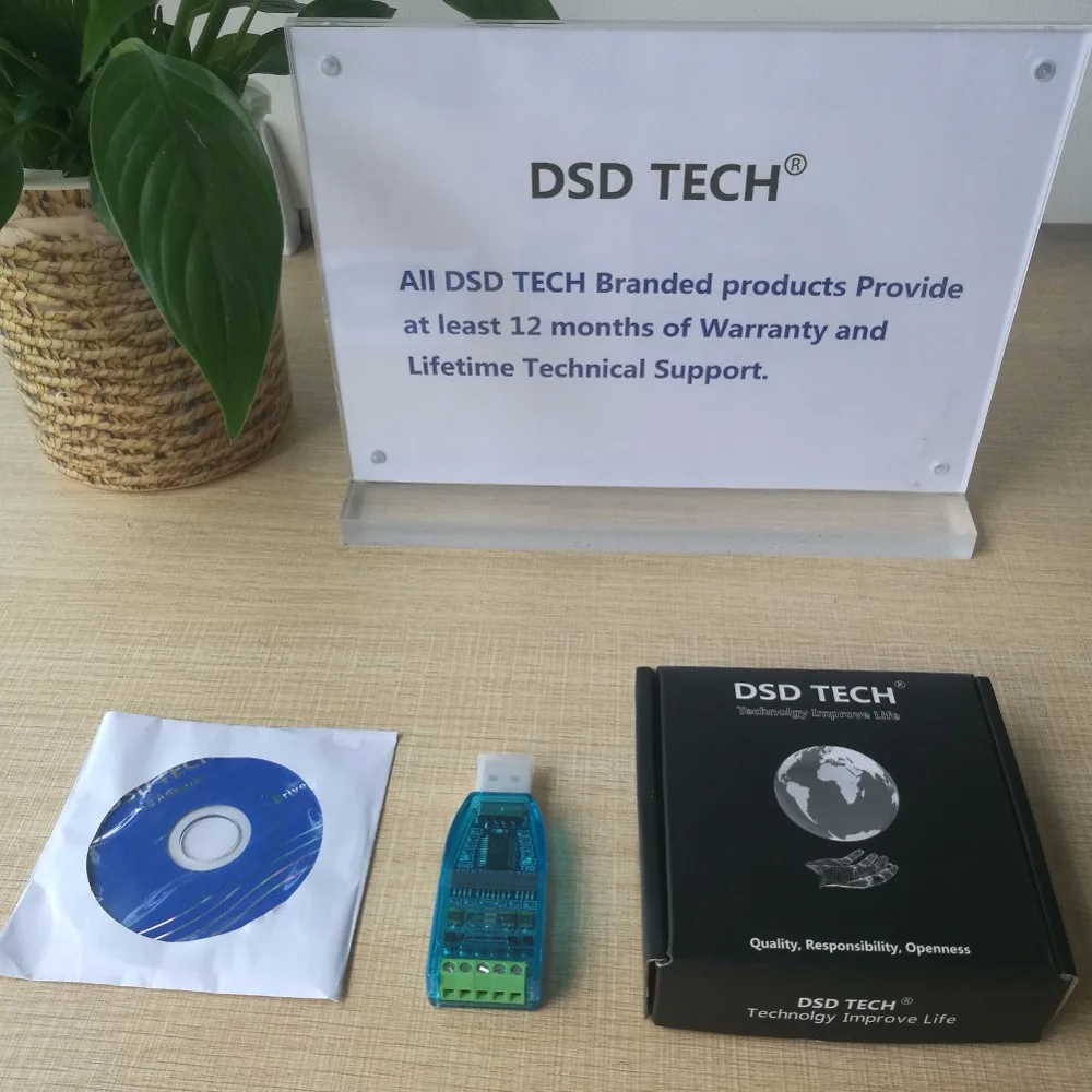 DSD TECH USB к RS485 RS422 конвертер с FTDI FT232 чип совместим Windows 10 8 7 XP и Mac OS X | Электроника