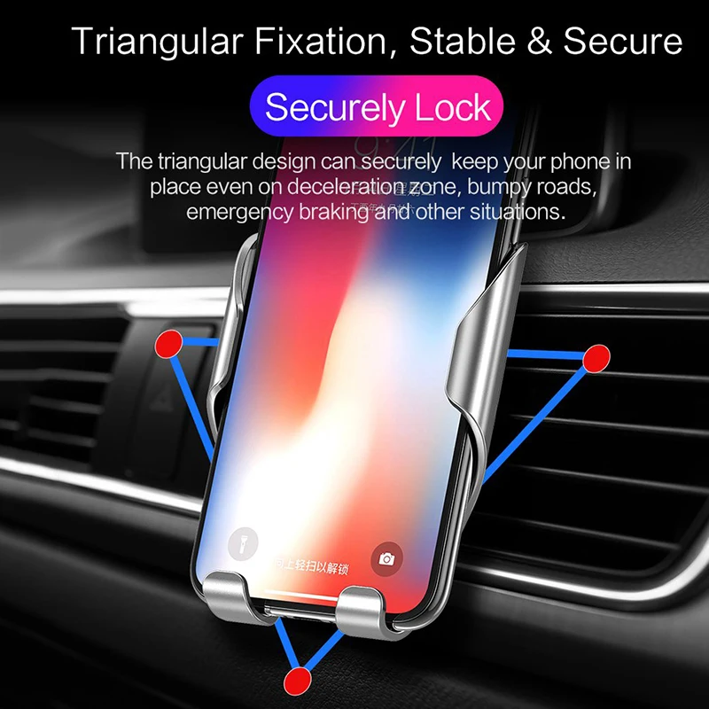 LINGCHEN автомобильный держатель телефона для iPhone поворотный в Автомобиль Air Vent