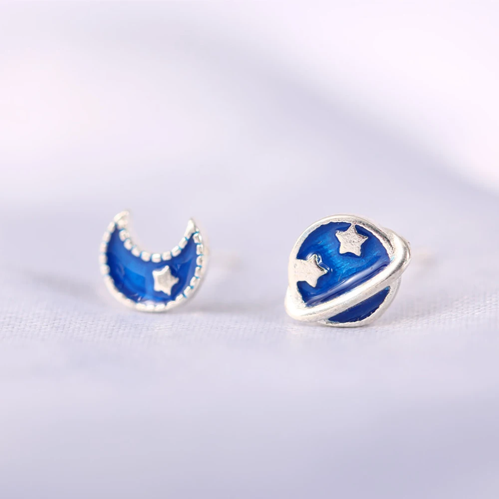 Женские серьги-гвоздики из серебра 925 пробы в виде животных | Украшения и