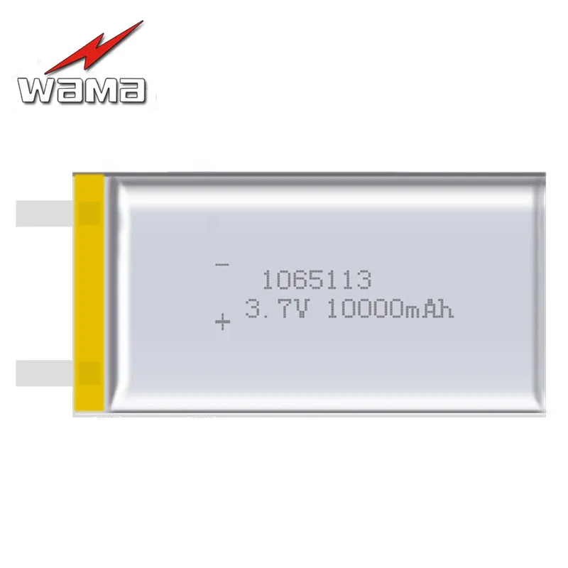 2x1065113 реальные Ёмкость 10000 мА/ч литий ионный аккумулятор 3 7 V Перезаряжаемые