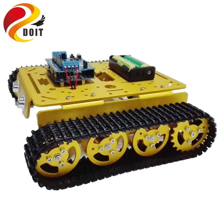 WiFi RC металлический бак T200 на Android/IOs телефон от ESPDuino Development Kit с 2 ходовым двигателем